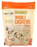 Woodstock Organic Whole Cashews