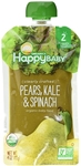 Happy Family Stage 2 Pears, Kale and Spinach